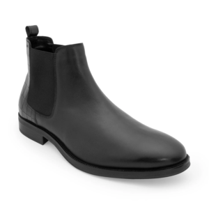 Chelsea Boots for Men in Black | Casual Leather Mid-Cut Boots